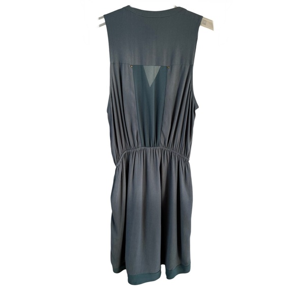 Maeve Anthropologie Pelona Sage Green Sleeveless Mini Dress Size S - Picture 4 of 13